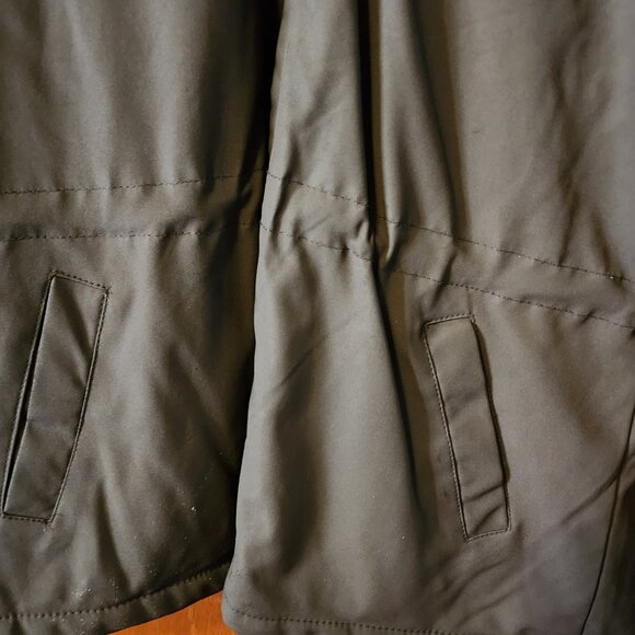 Women's Medium Weatherproof Brown Hooded Faux Fur Lined Zip Up Coat - Picture 6 of 12